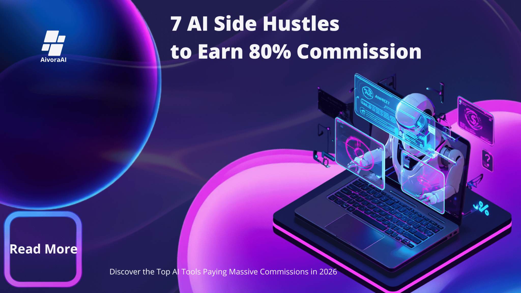 7 AI Side Hustles to Earn 80% Commission in 2026