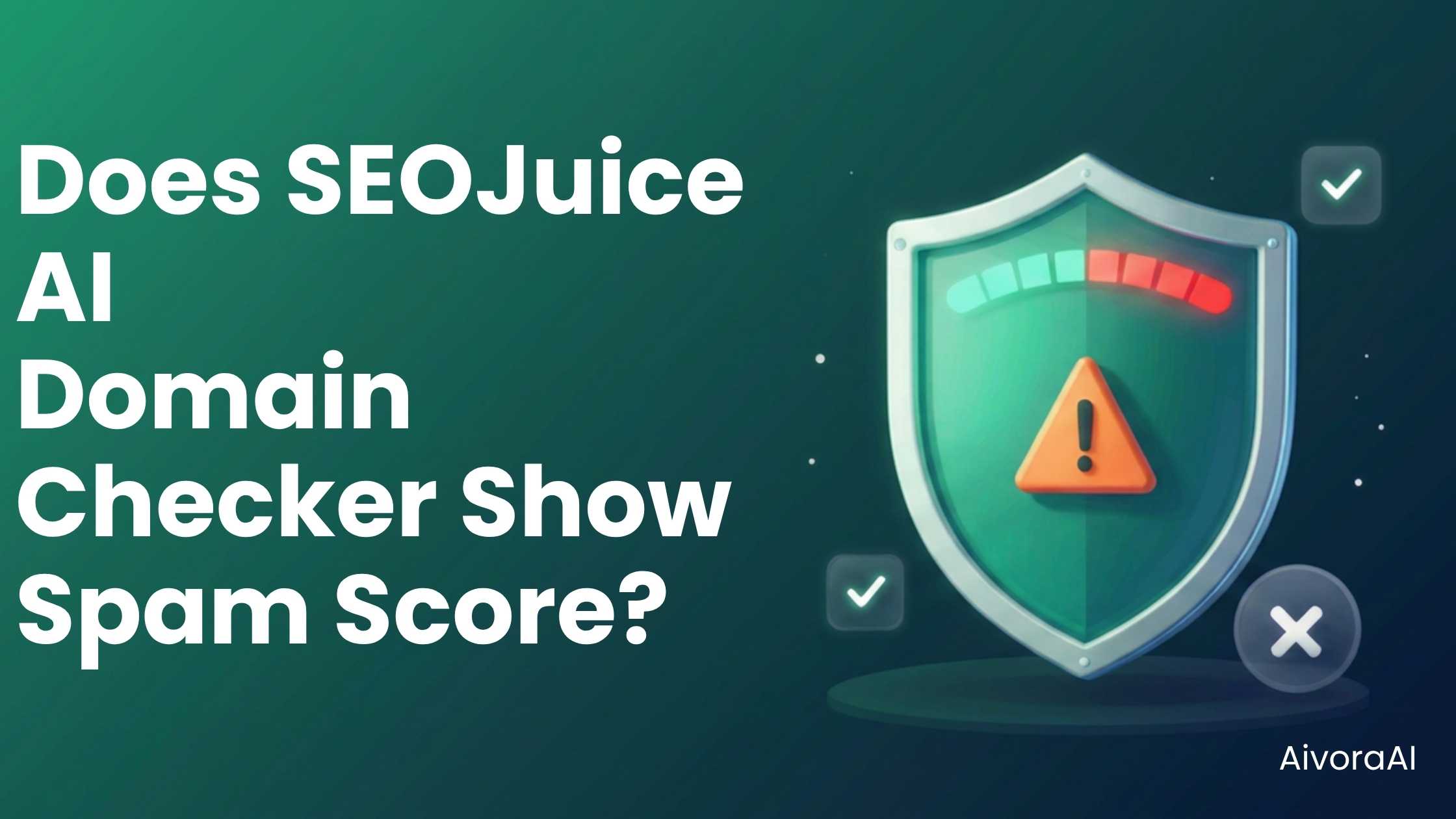 does seojuice ai domain checker show spam score displaying the dashboard interface