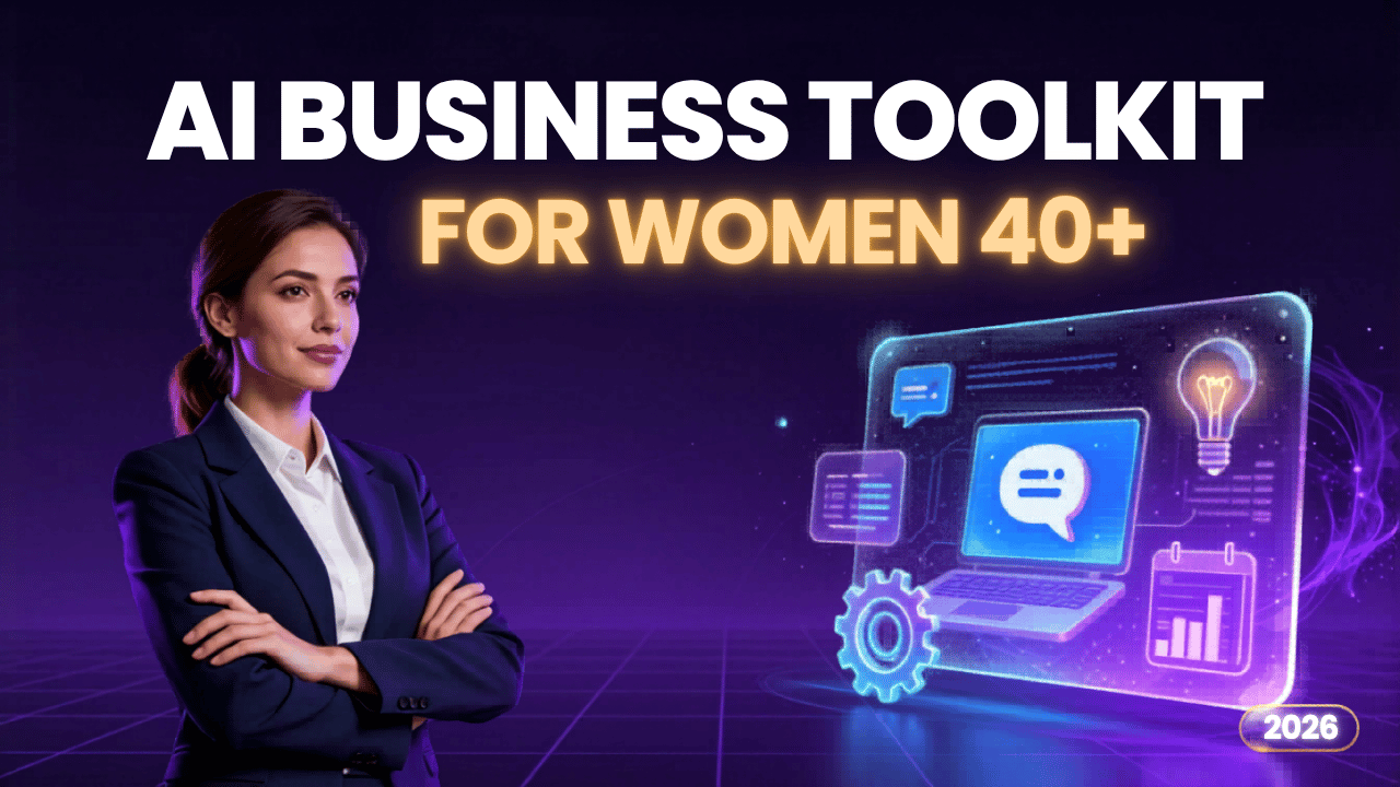 AI Business Toolkit for Women 40+ - Start and scale your business with AI