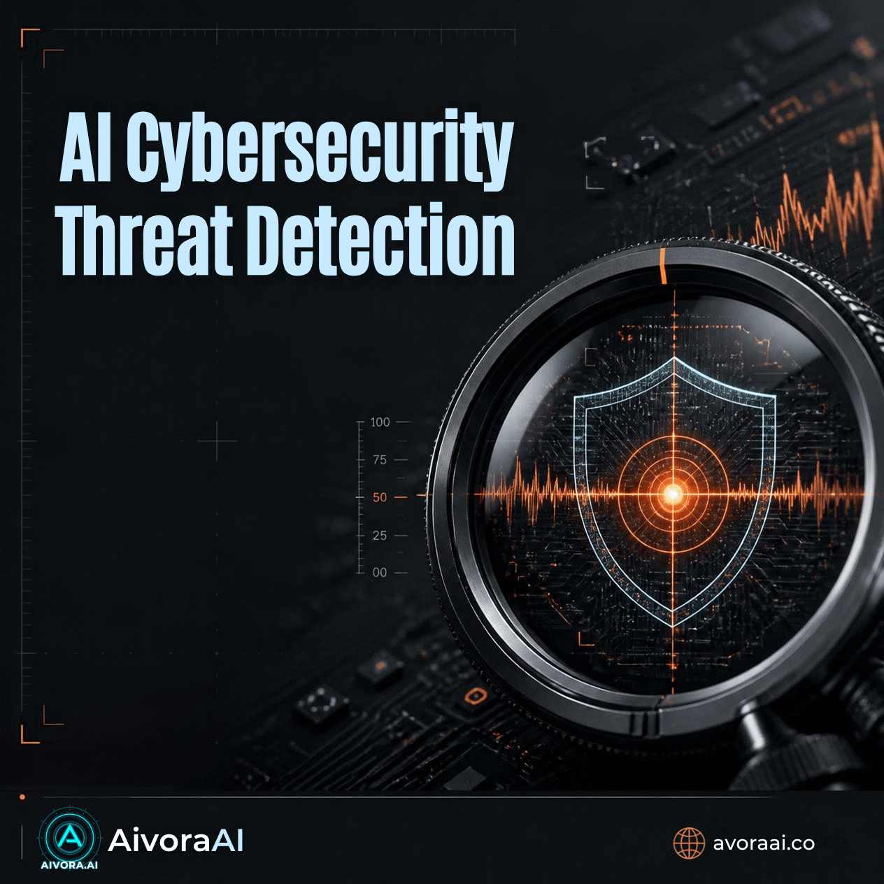 AI cybersecurity threat detection dashboard showing real-time network monitoring and alert systems