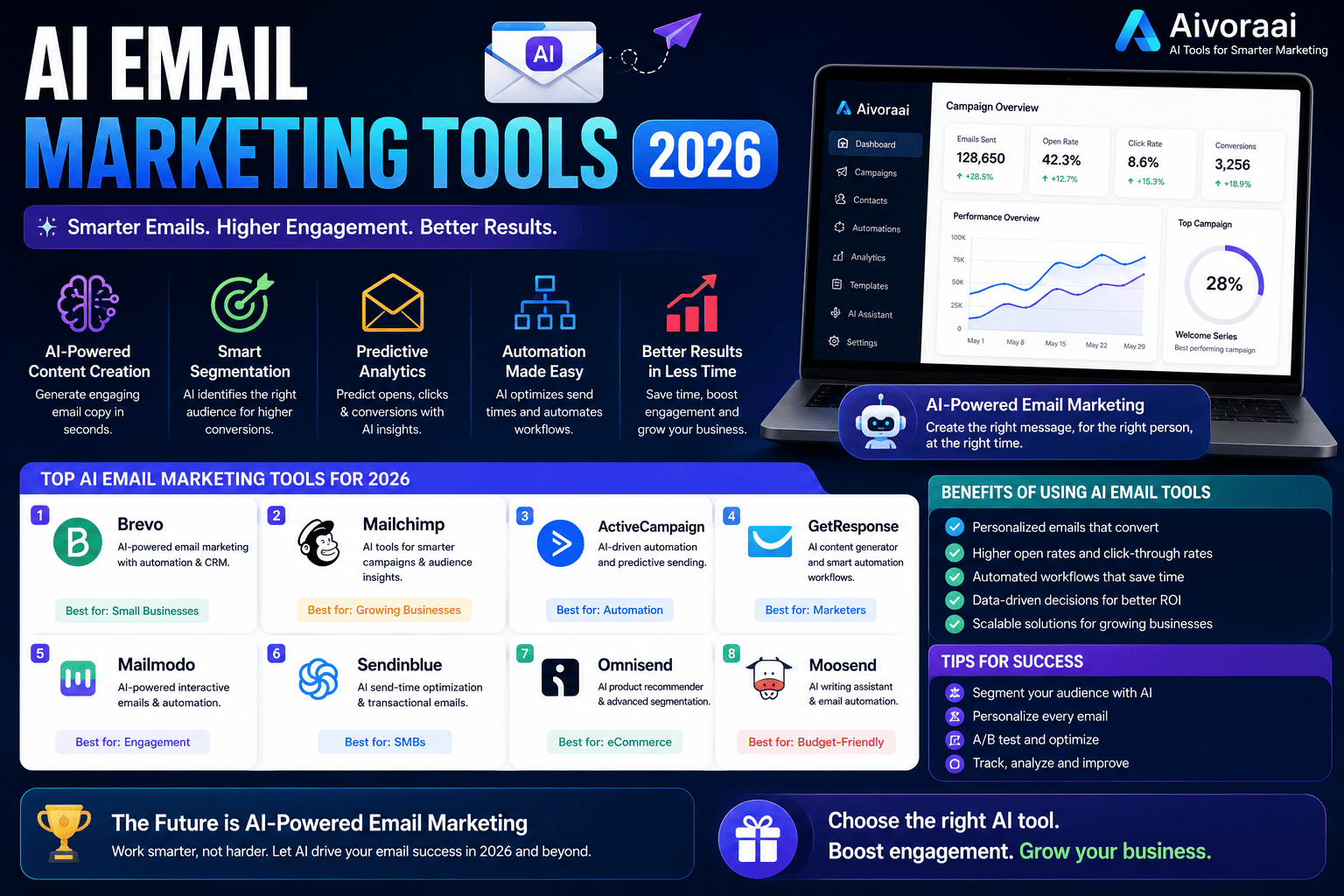 Best AI Email Marketing Tools 2026 Banner
