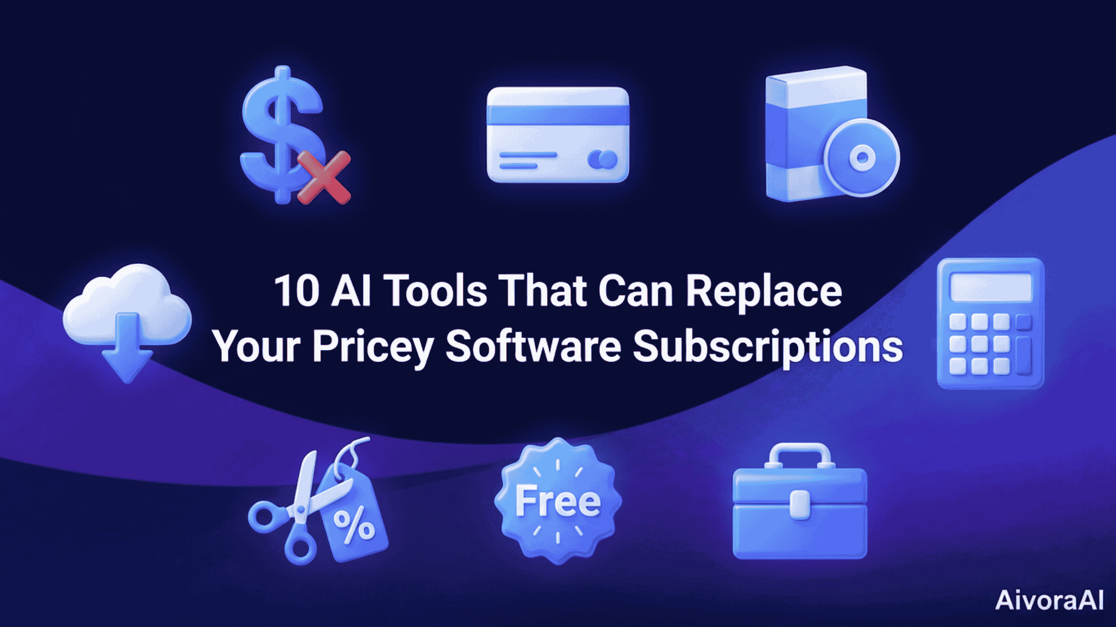 AI tools replacing expensive software subscriptions with affordable alternatives displayed on screen
