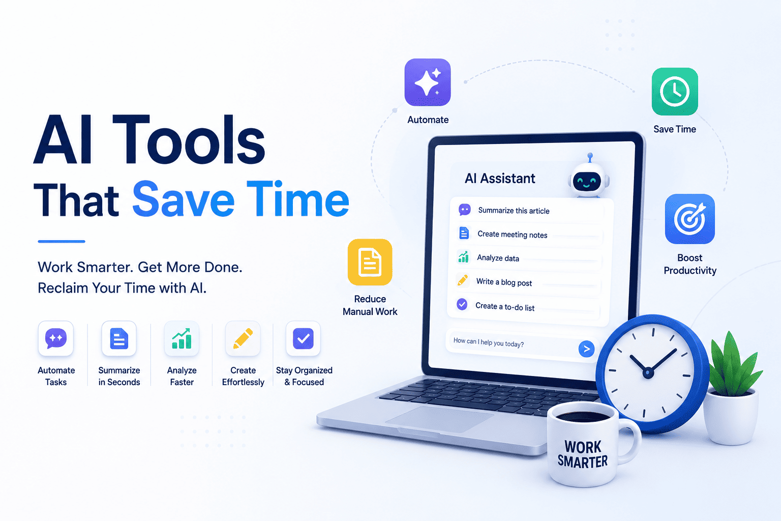 AI Tools That Save Time - Productivity automation and time-saving tools