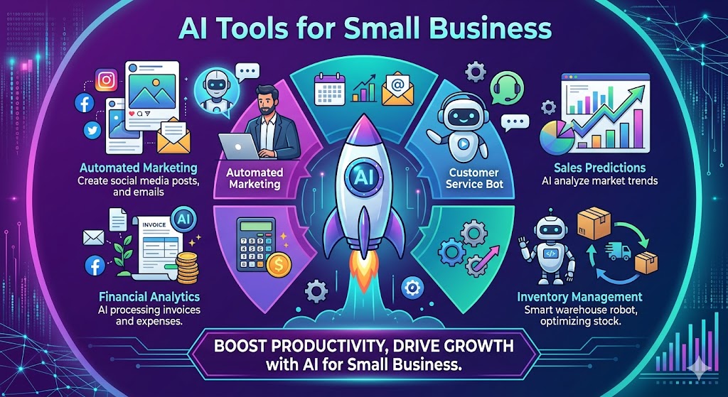 Best AI Tools for Small Business 2026 - Efficiency and growth tools
