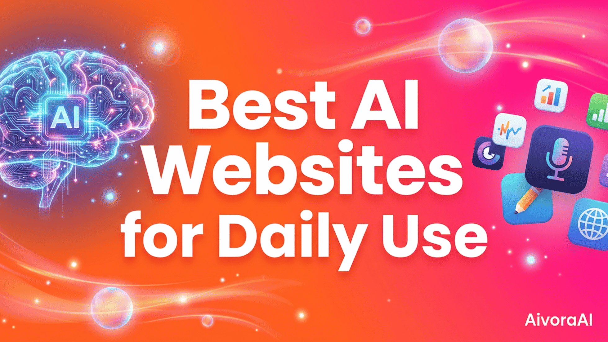 Best AI Websites for Daily Use - Essential AI tools for productivity and creativity