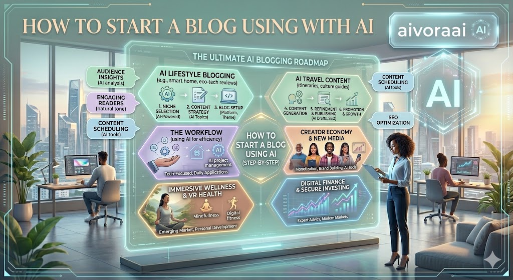 How to Start a Blog Using AI in 2026 - Step-by-step guide for blogging with AI